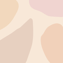 Social media banner template, for stories, post, blog, sale and promotion. Abstract pastel tone coloured shapes, background design for personal, fashion and beauty blogger.