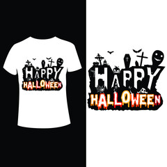 Happy Halloween t shirt design