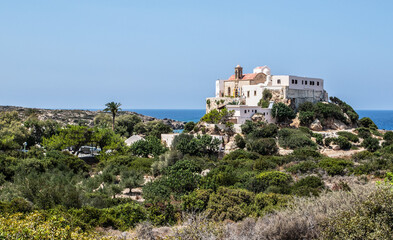Fototapeta na wymiar Landscape from Crete, Greece