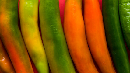 Close up view of a chili pepper background.