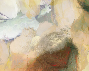 Fototapeta premium Painting on canvas. Abstract background