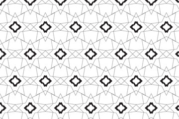 The geometric seamless pattern design