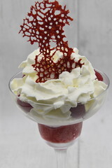 glace à la framboise