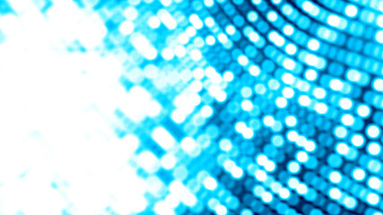 Abstract dot white blue wave gradient texture technology background.