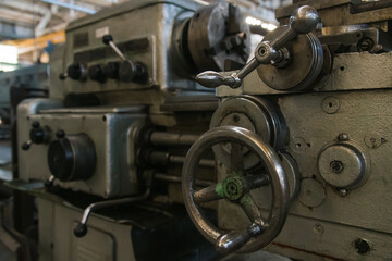 Turning machine in the shop