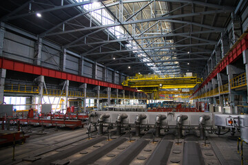 Contemporary large aluminum foundry