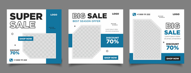 Template fashion sale social media post