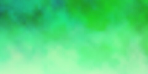 Light Green vector texture with cloudy sky.