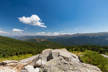 Amazing panoramic views over the Northern Mountain range of Madrid with the Peñalara mountains. This part has wonderful hikes starting the little village of Cotos.