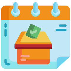 election flat icon