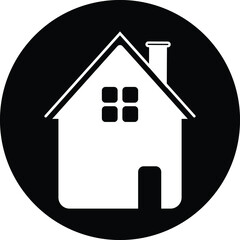 minimal home icon - web homepage symbol - vector website sign