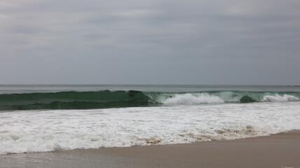 waves on the beach
