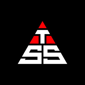 TSS triangle letter logo design with triangle shape. TSS triangle logo design monogram. TSS triangle vector logo template with red color. TSS triangular logo Simple, Elegant, and Luxurious Logo. TSS 