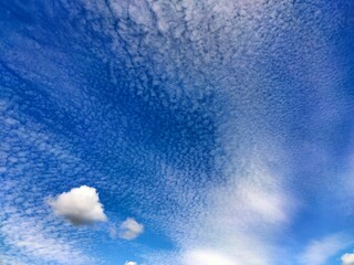 blue sky with clouds