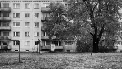 old houses in the city