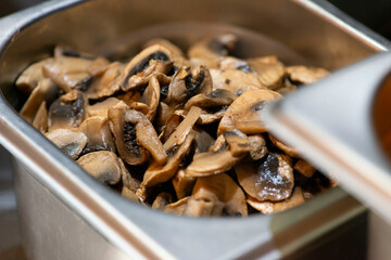 mushrooms for the salat 