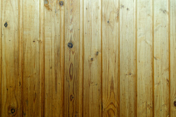 Naklejka premium Light brown wall texture from old wood for background