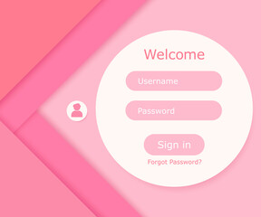 Log In and Sign Up UI UX Screen Design With Profile Details
