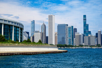 Beautiful Chicago Skyline. Gorgeous photo of a Chicago Skyline as viewed from the Museum Campus...