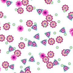 dsummer meadow seamless pattern