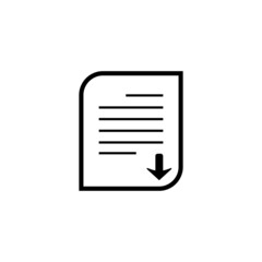 Download price - icon isolated on white background.