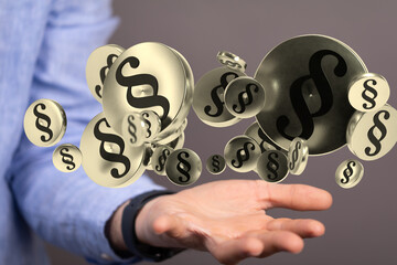 Labor Law Lawyer Legal Business Internet Technology Concept