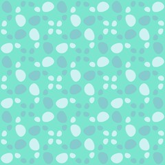 Rounded abstract seamless pattern - accent for any surfaces.