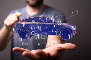 autonomous online car sharing service controlled