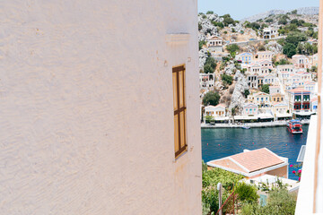 Traditional colorful Greece series - beautiful Symi island (near Rhodes) Dodecanese
