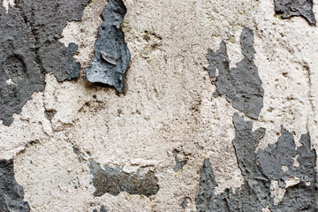 Dark concrete texture paint cracked old wall.