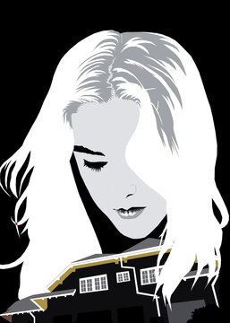 White Hair Girl House