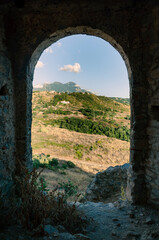 Fototapeta na wymiar ruins of Cirella