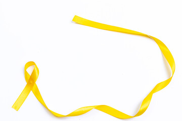 yellow ribbon, childhood cancer, world cancer day