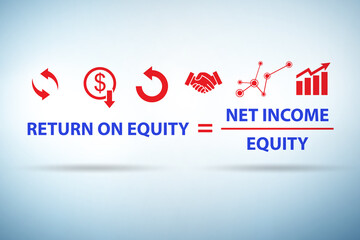 Financial concept of return on equity