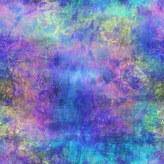 Fototapeta na wymiar Seamless iridescent rainbow light pattern for print. High quality illustration. Swirly mix of pastel colors resembling holographic foil. Fantasy spectrum mermaid fantastical pattern for print.