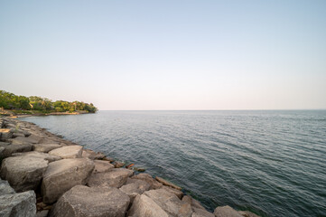 Toronto rocks water  Humber bay park 
