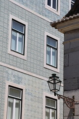 Façade d’immeuble à Lisbonne, Portugal