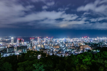 Fototapeta na wymiar ビーナステラスから望む神戸夜景