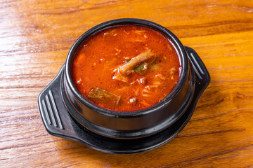 キムチチゲ kimchi-jjigae(kimchi stew)Korean cuisine