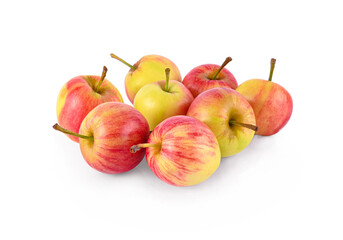 apples isolated on white background