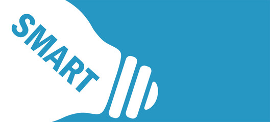 Smart in lamp background illustration