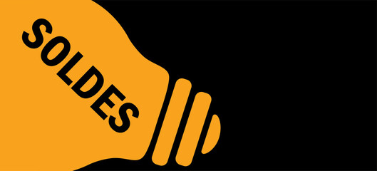 soldes in lamp background illustration