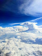 blue sky with clouds