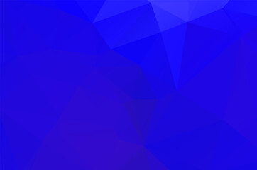 Abstract triangulation geometric blue background - obrazy, fototapety, plakaty