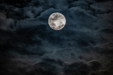 Obraz na płótnie Canvas The Full Moon also known as the Sturgeon Moon