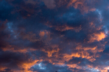 blue sky with clouds 0001