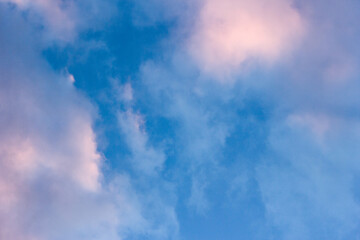 blue sky with clouds 0002
