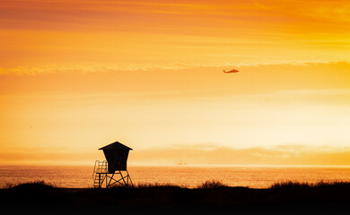 Romantic Couple at sunset on California Beach at Coronado Island
- 452404175