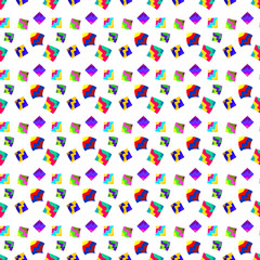 Colored rhombuses
