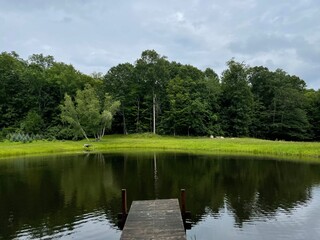 Obraz premium lake in the park